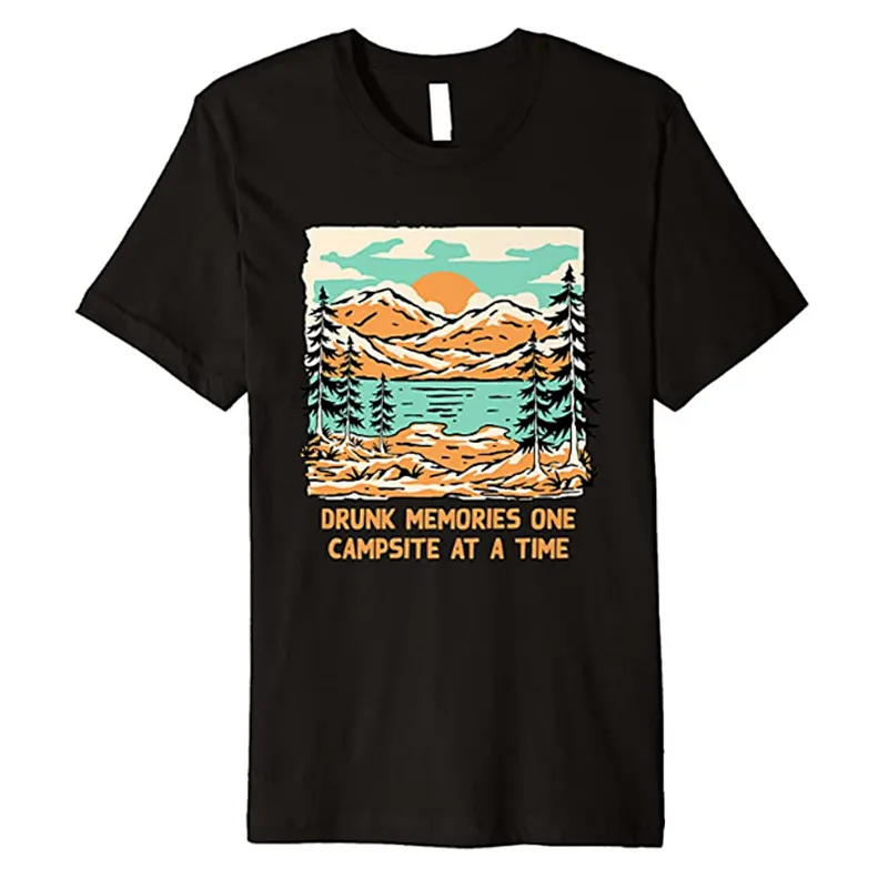 New Summer Fashion Cotton Printing Premium Sport T-shirt