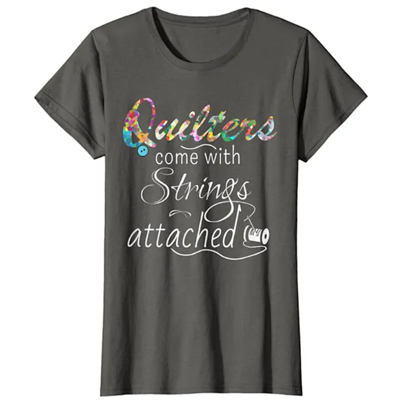Rich Color Printing With Strings Attached T-Shirt
