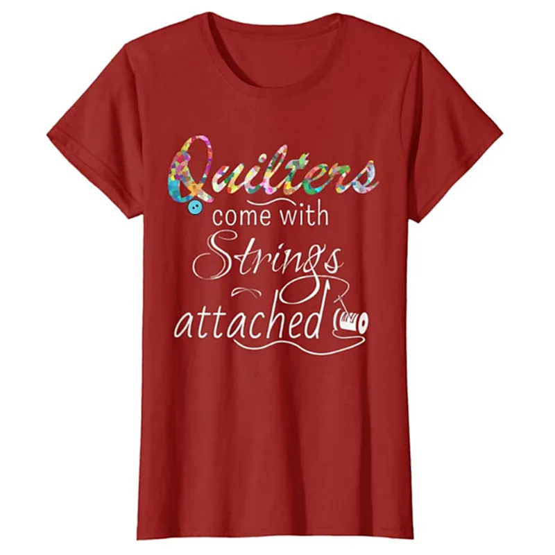 Rich Color Printing With Strings Attached T-Shirt