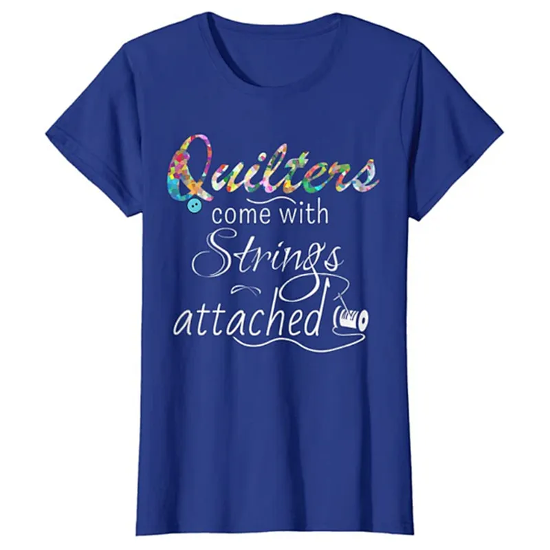 Rich Color Printing With Strings Attached T-Shirt