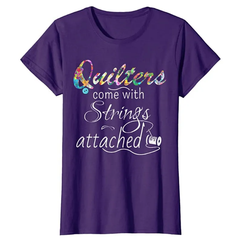 Rich Color Printing With Strings Attached T-Shirt