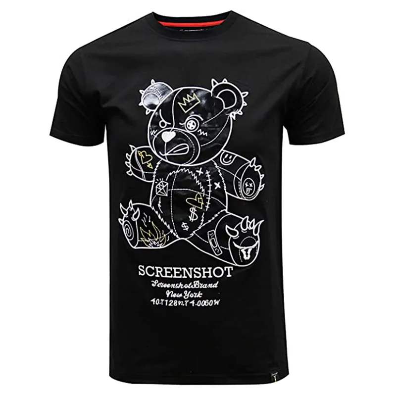 New Style Embroidery Round neck T-shirts Fashion Tee