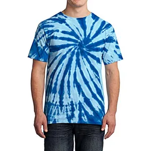 Men's Essential Tie Dye Tee Rich Color Different Pattern T-Shirt