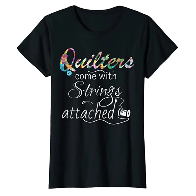 Rich Color Printing With Strings Attached T-Shirt