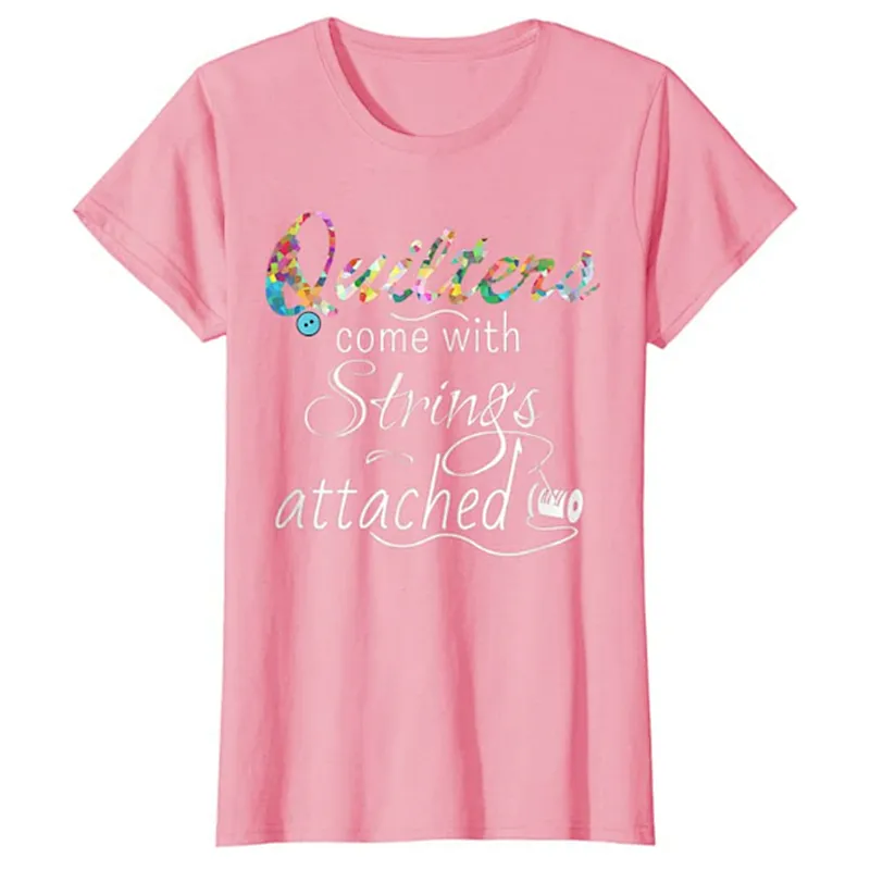 Rich Color Printing With Strings Attached T-Shirt