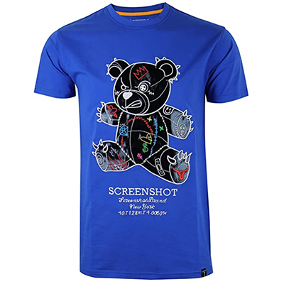 New Style Embroidery Round neck T-shirts Fashion Tee