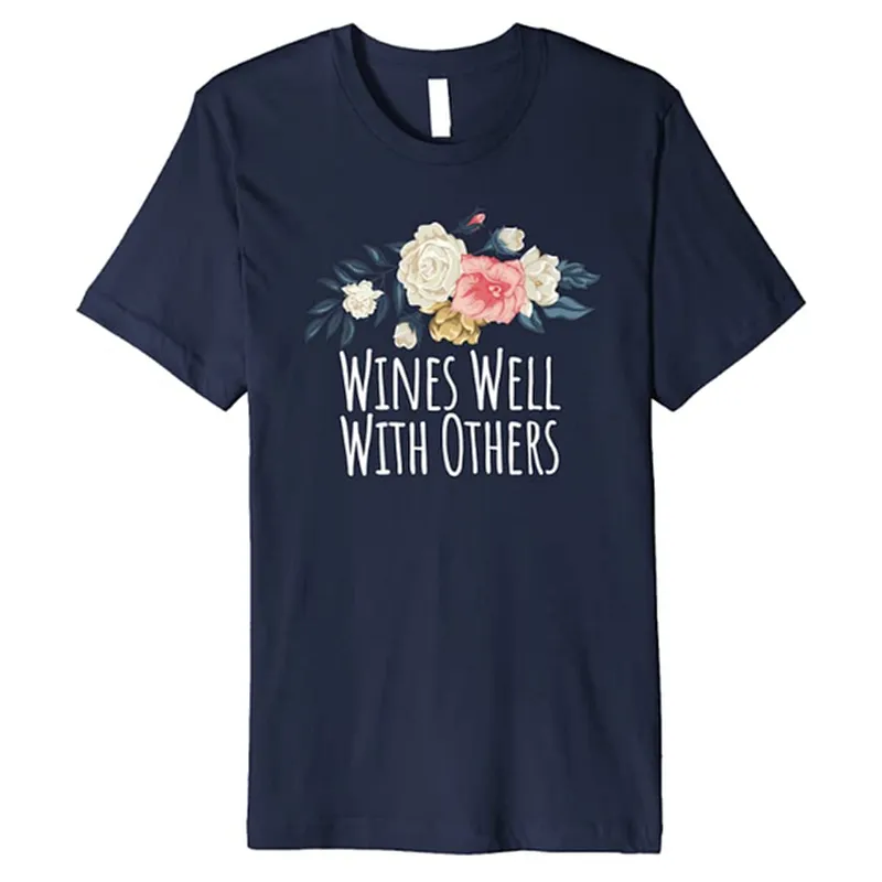 Floral Flowers Pattern Round Neck Unisex Summer T-Shirt
