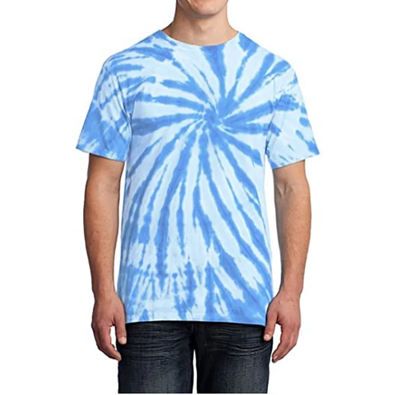 Men's Essential Tie Dye Tee Rich Color Different Pattern T-Shirt