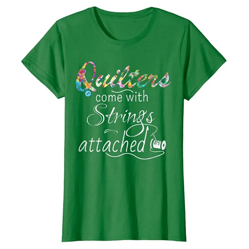 Rich Color Printing With Strings Attached T-Shirt