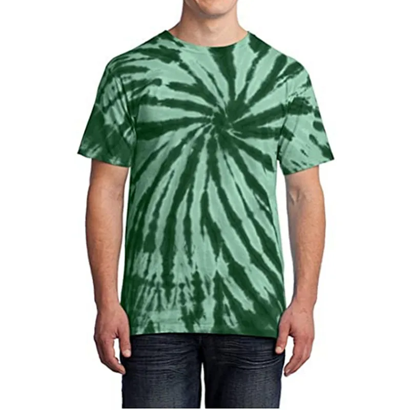 Men's Essential Tie Dye Tee Rich Color Different Pattern T-Shirt