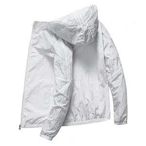 Summer striped thin fishing suit outdoor sun protection jacket