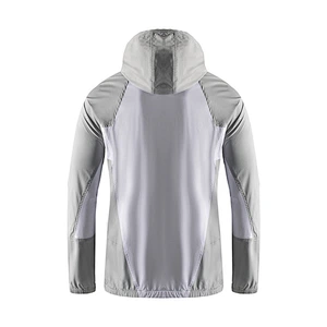 Men's Hooded Colorblock Jacket Outdoor Fishing Suit
