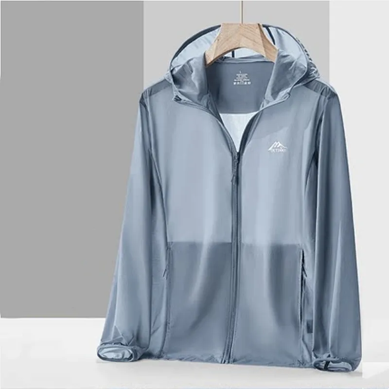 Couple outdoor sports sun protection clothing fishing windproof jacket