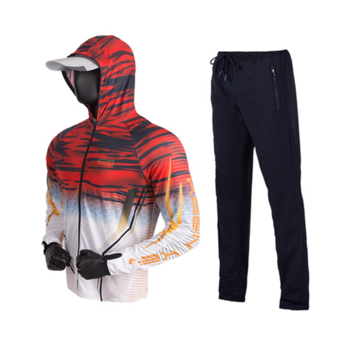 Ice silk fishing suit men's sun protection suit