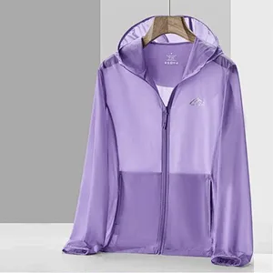 Couple outdoor sports sun protection clothing fishing windproof jacket