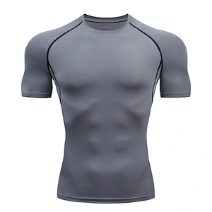Spring and summer sports tight fitness clothes men's yoga clothes