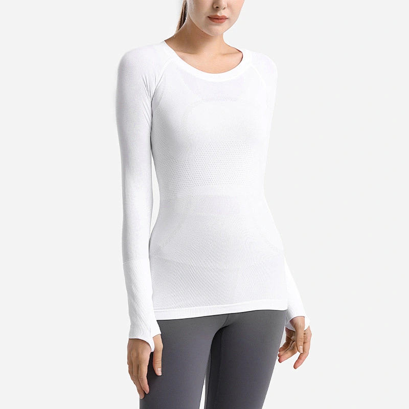 Autumn and winter yoga clothes tight-fitting slim long-sleeved T-shirt