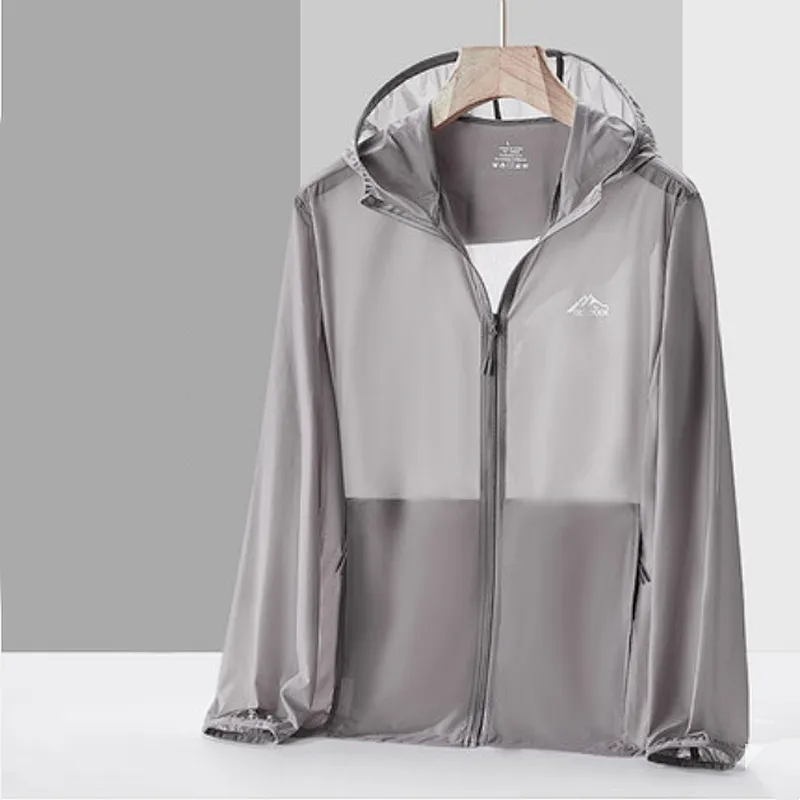 Couple outdoor sports sun protection clothing fishing windproof jacket
