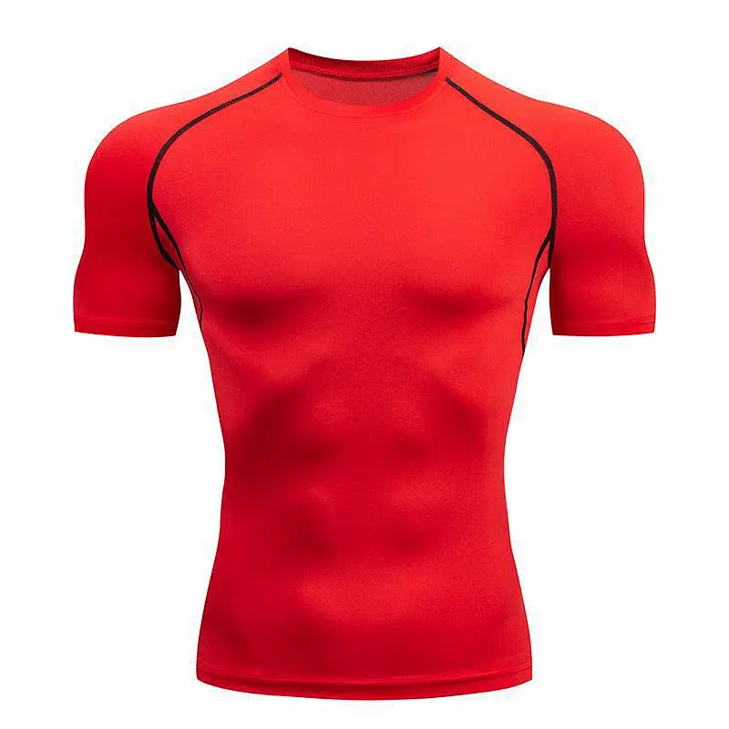 Spring and summer sports tight fitness clothes men's yoga clothes