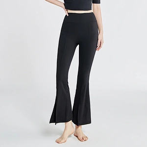 Autumn and winter women's high waist casual sports style yoga flared pants