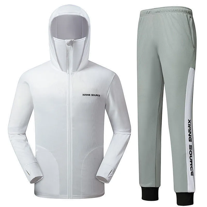 Summer ultra-thin quick-drying breathable long-sleeved fishing suit
