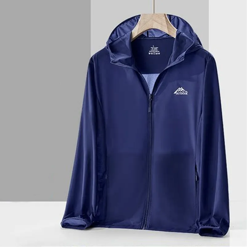 Couple outdoor sports sun protection clothing fishing windproof jacket