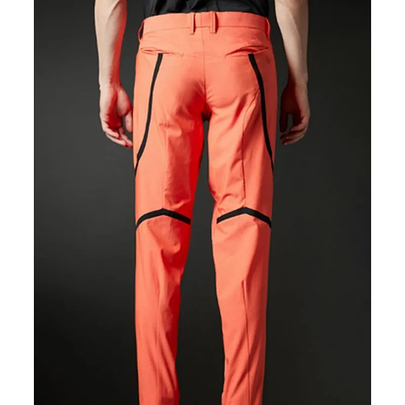 New golf stripe embellished casual trousers