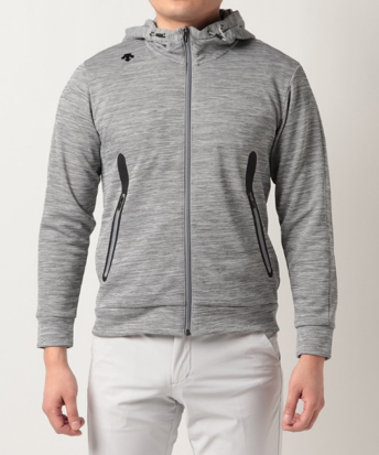 Blue Hooded Thermal Track Jacket