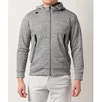 Blue Hooded Thermal Track Jacket