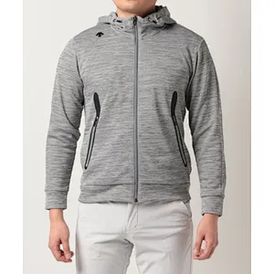 Blue Hooded Thermal Track Jacket