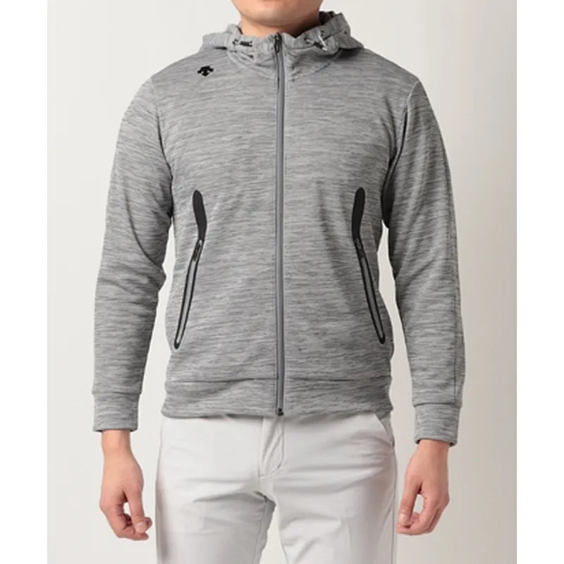 Blue Hooded Thermal Track Jacket