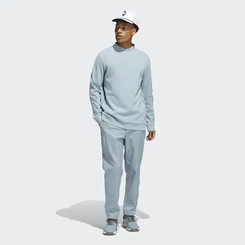 Crew neck striped golf sweatshirt