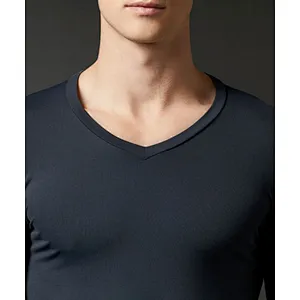 V neck long sleeve bottoming shirt