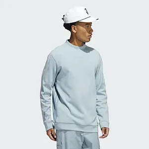 Crew neck striped golf sweatshirt