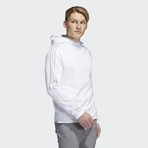 Basic Striped White Hoodie