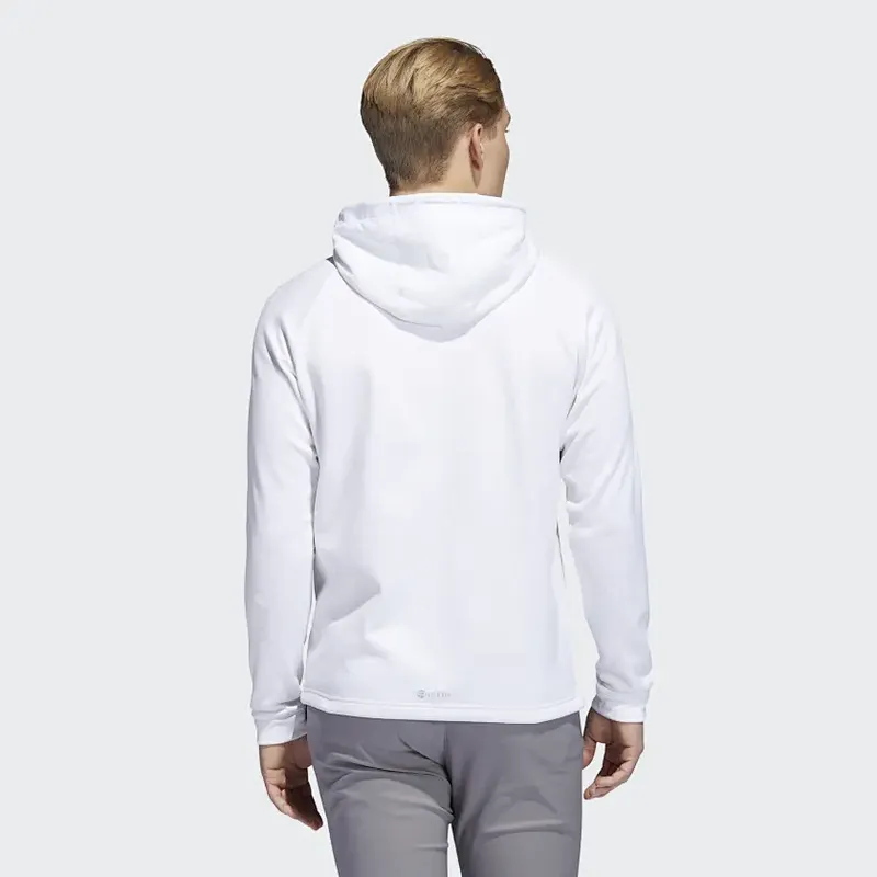 Basic Striped White Hoodie