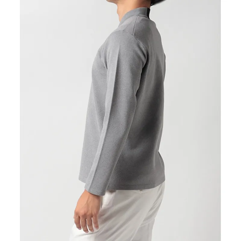 Embroidered stretch-neck golf tracksuit