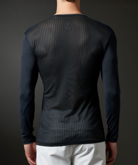 V neck long sleeve bottoming shirt