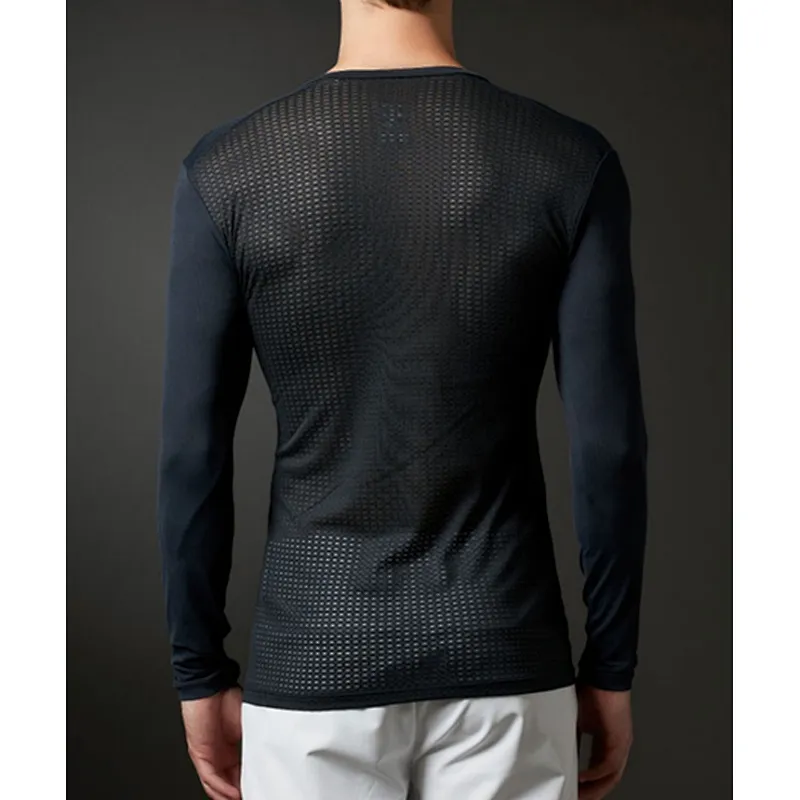 V neck long sleeve bottoming shirt