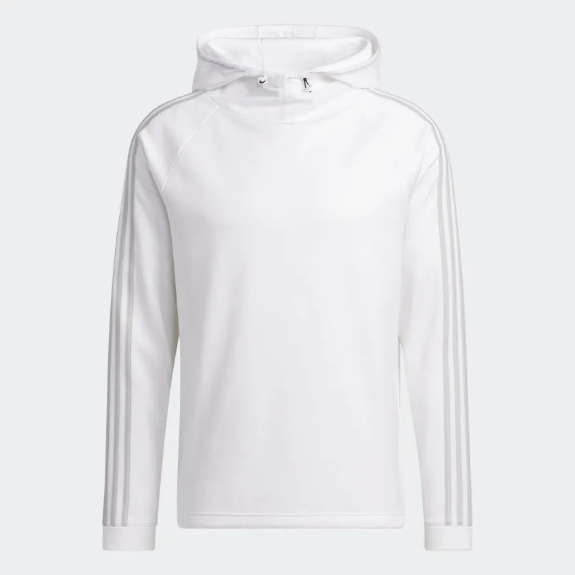 Basic Striped White Hoodie