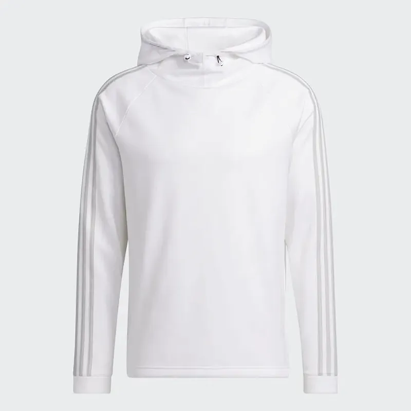 Basic Striped White Hoodie