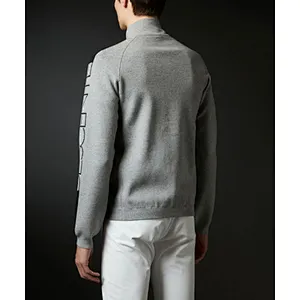 Raised Collar Panel Jacket