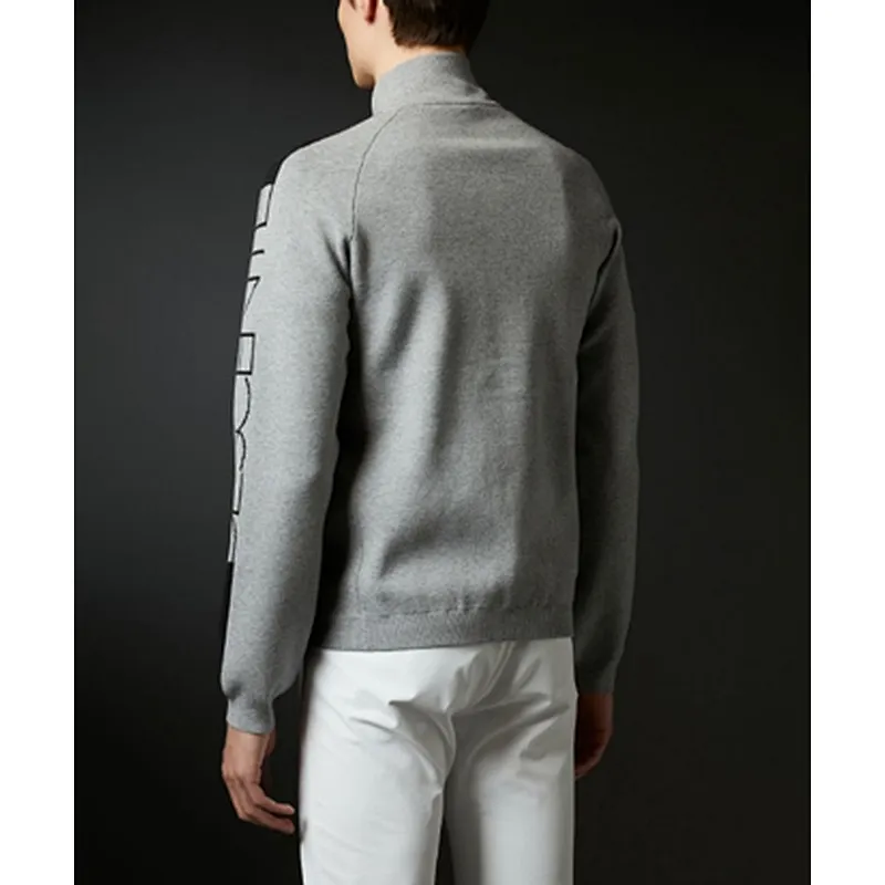 Raised Collar Panel Jacket