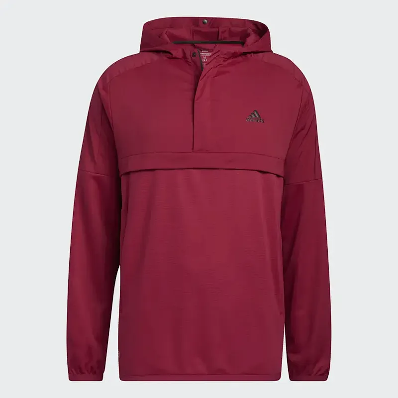 Burgundy Hooded Wind and Rain Sweatshirt