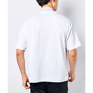 Half Turtleneck Cotton Print Short Sleeves