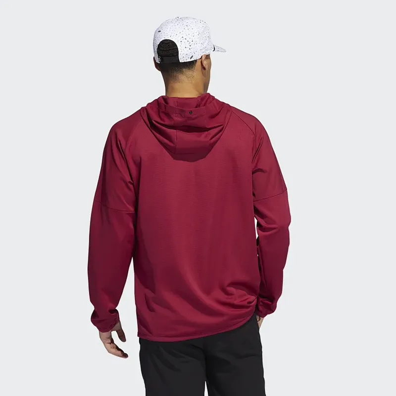 Burgundy Hooded Wind and Rain Sweatshirt