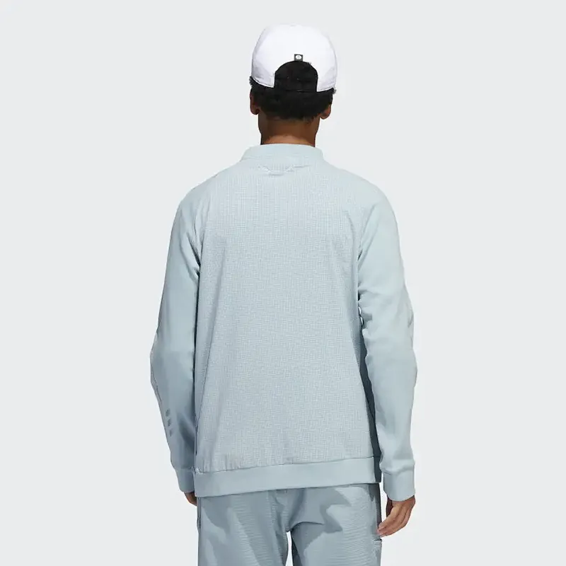 Crew neck striped golf sweatshirt