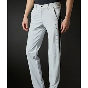 New golf stripe embellished casual trousers