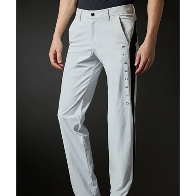 New golf stripe embellished casual trousers