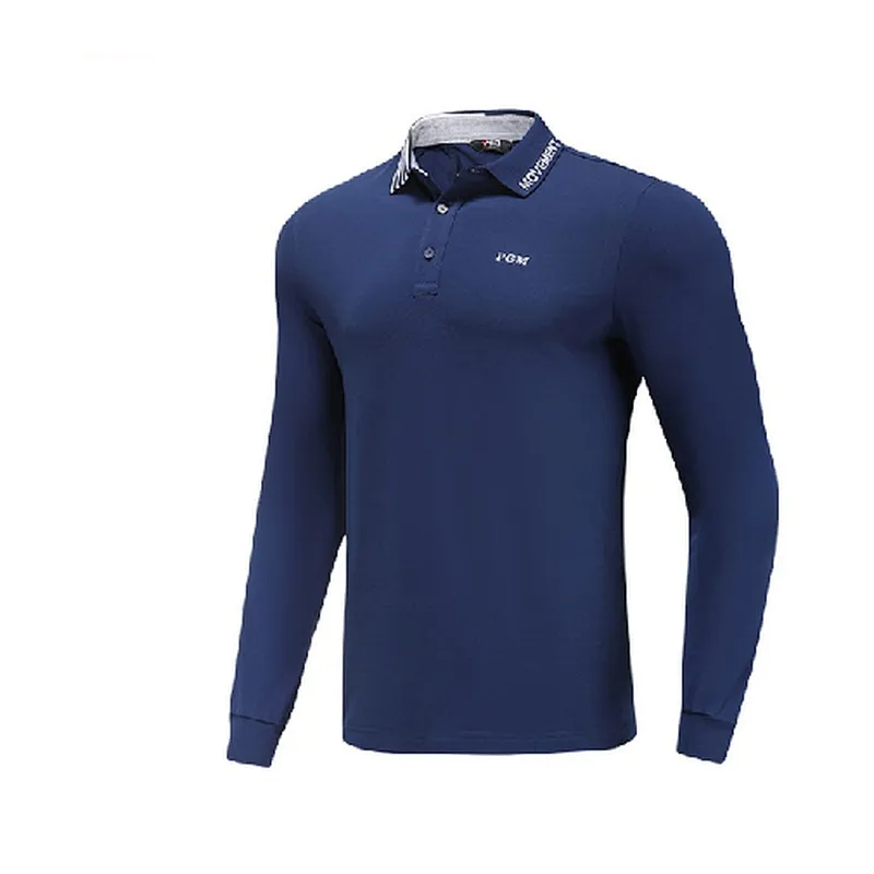 Striped Lapel Basic Polo Shirt